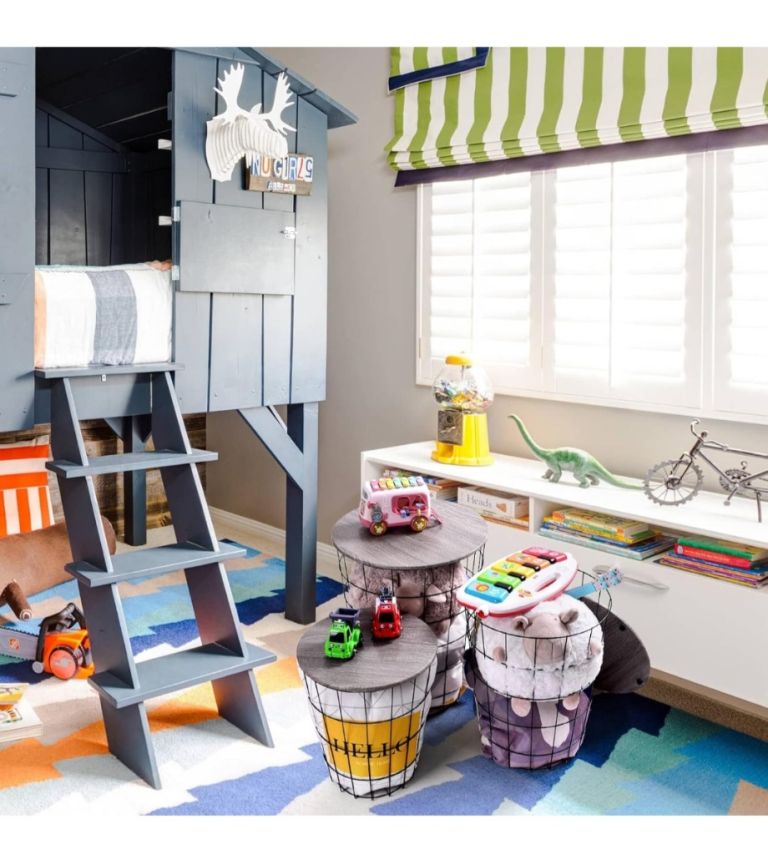 Bnib set of 3 Nesting Retro Wire Coffee Tables Stacking Storage