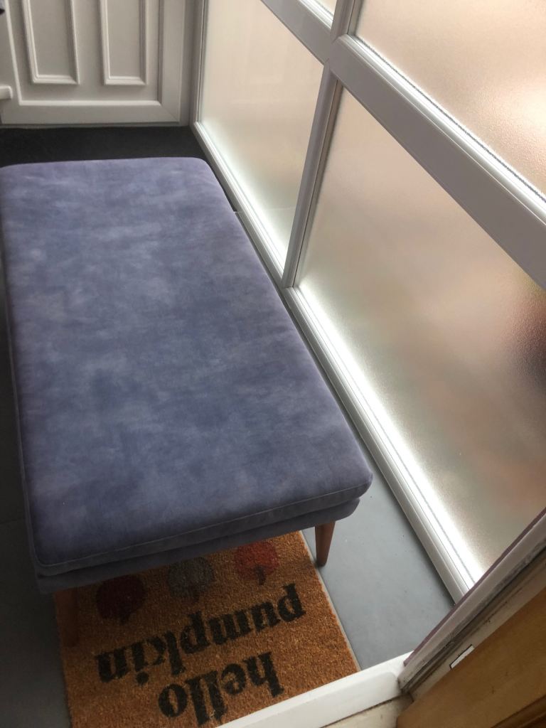 image for Large Lounge Stool colour blue/Grey 