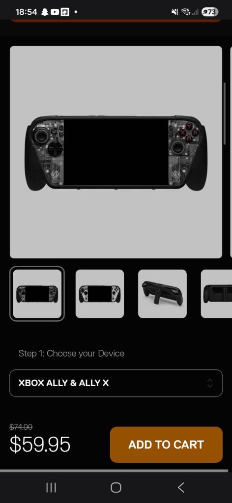 Killswitch Case & Skin & Thumb Sticks for ROG Xbox Ally / Ally X – New