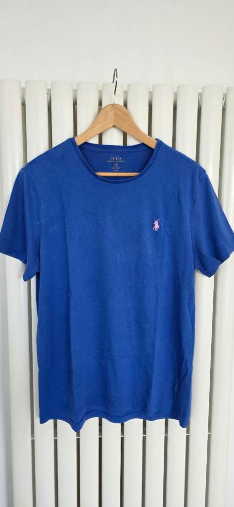 Polo Ralph Lauren Men's Blue T-Shirt, Size M