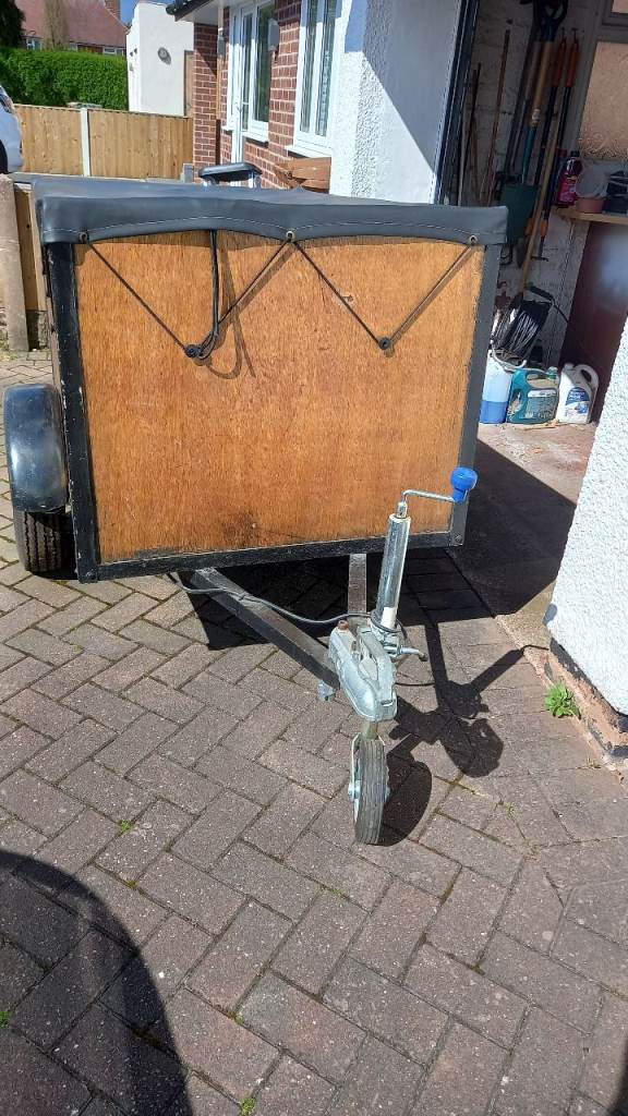 Trailer & camping gear. 
