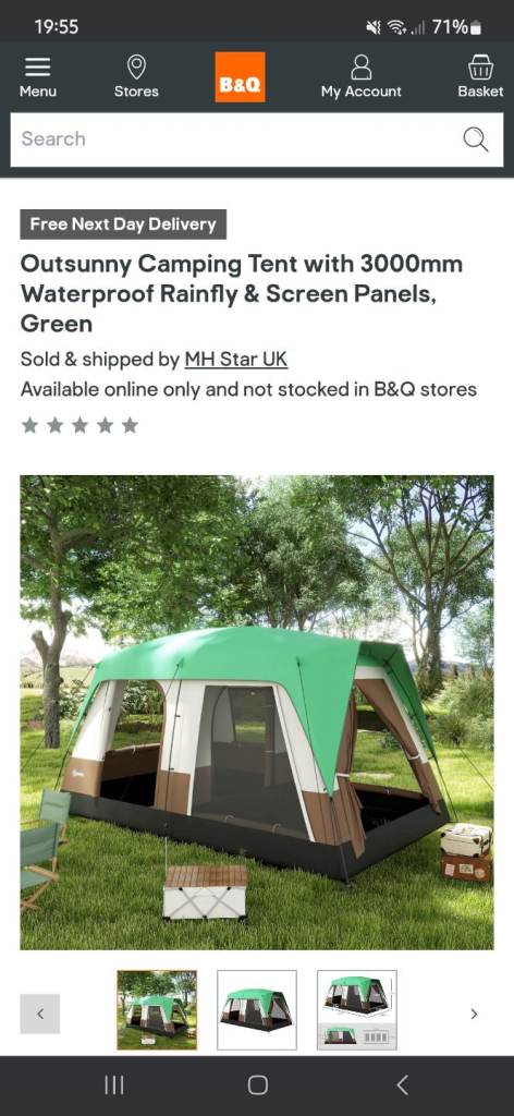 4 birth tent new