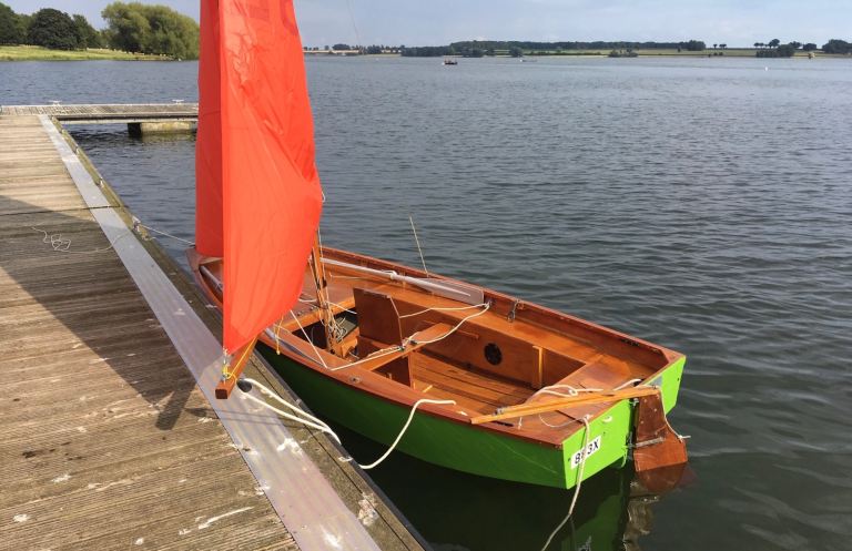 Camp overnight on this Mirror Dinghy inc. Engine