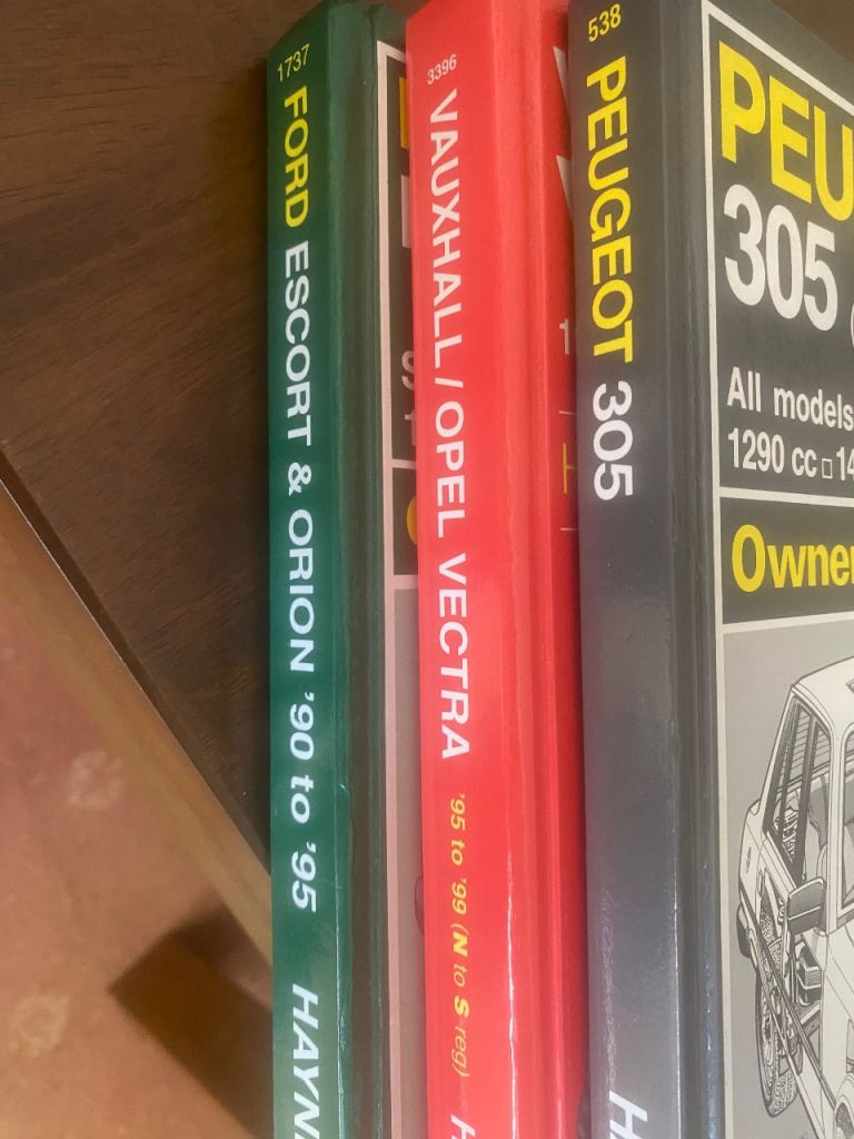Car maintenance books 