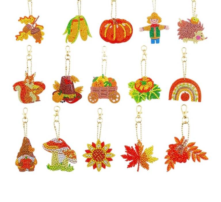 Diamond painting gift set keyring/bag decorations art and crafts