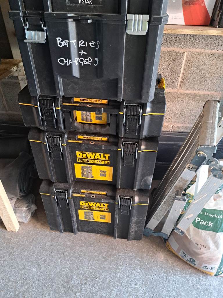 Dewalt kit and tool boxes