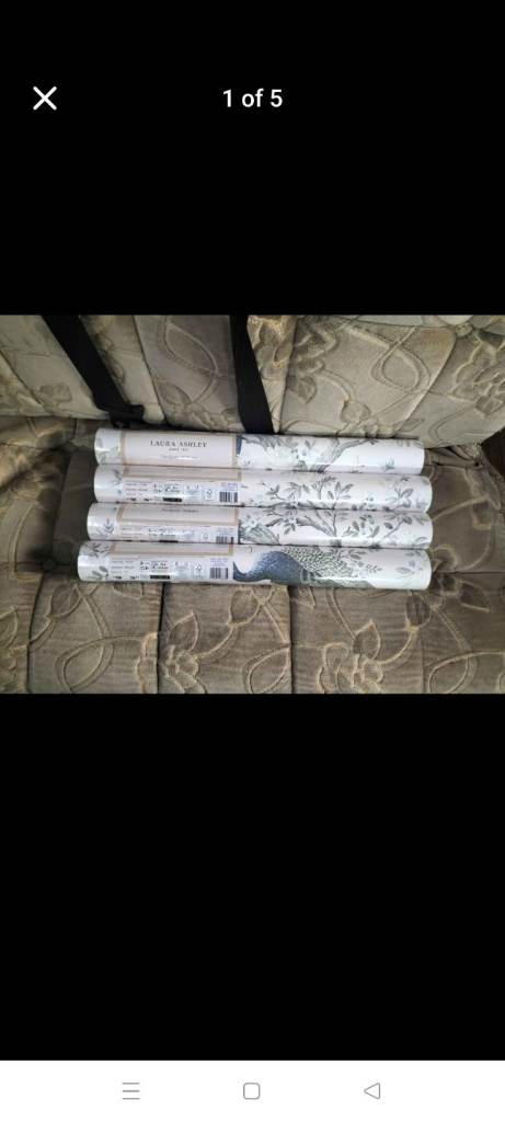 image for Laura Ashley "belvedere midnight" wallpaper 