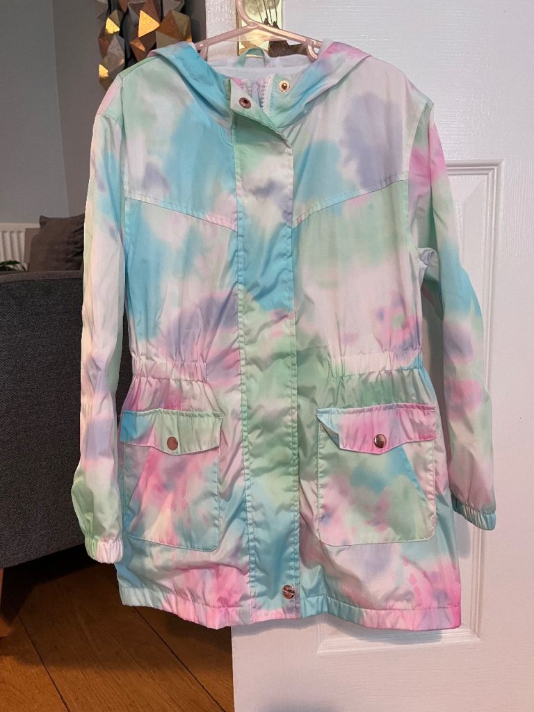 Kids Tie-Dye Lightweight Jacket - Multicoloured, Good Condition