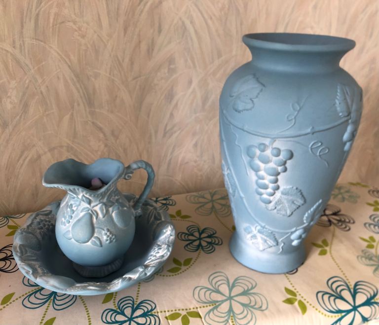 Vase, jug & bowl