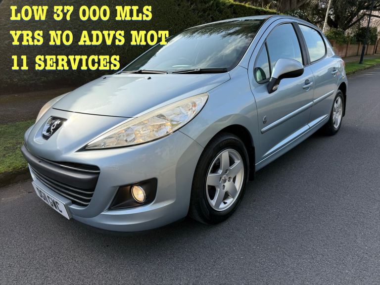 PEUGEOT 207 1.4 HDI 3 MTH WARNTY 37,000MLS 11SVCS YRS NO ADVS MOT £35 YRS TAX 65 MPG 5 DR 1OWNER 