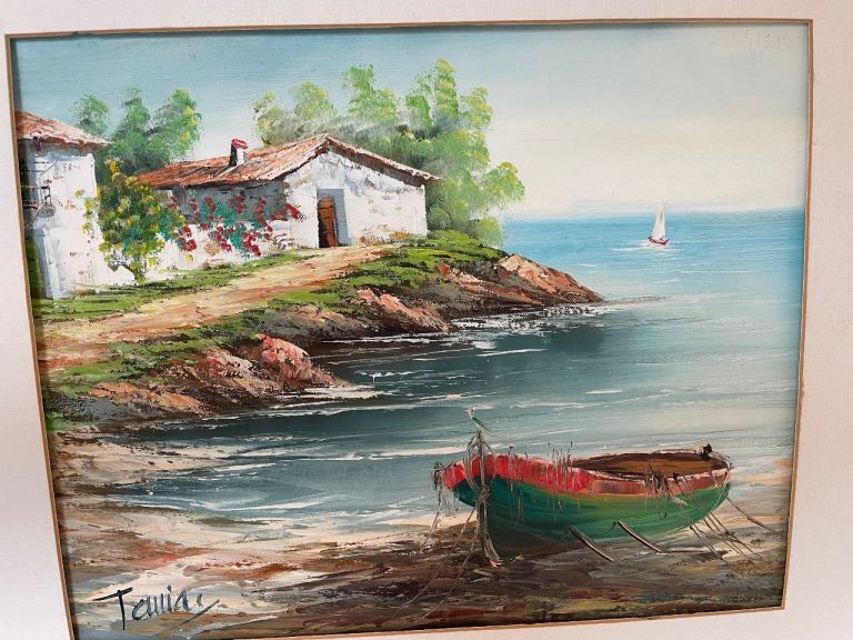Large Original Oil Painting Signed by Artist