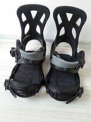  Burton Mission Restricted snowboard bindings size med new boxed