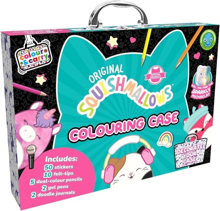 Original Squishmallows Colouring Case