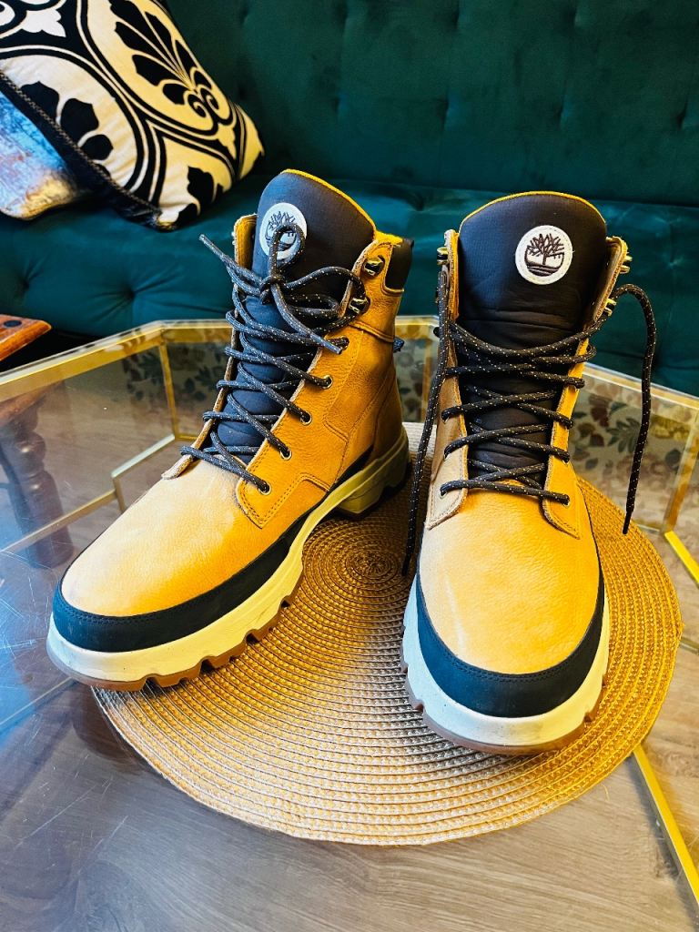 image for Timberland Premium Waterproof Boots – Like New (Worn Once)