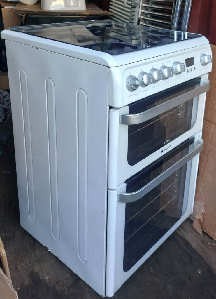 Hotpoint Ultima 60cm Double Oven Gas Cooker