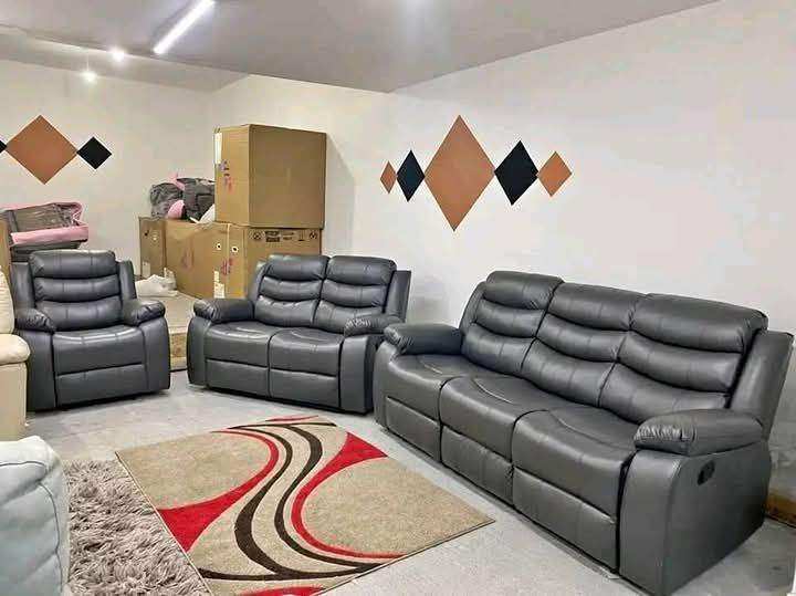 Stylish Super-Comfy & High-Quality 3+2 Seater & Corner Electric Roma Recliner Sofa Suit For Sale 🚛