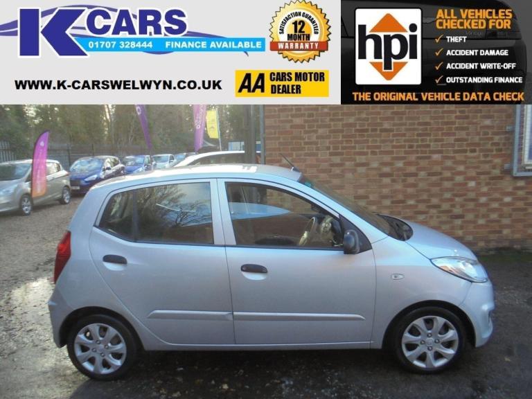 2012 Hyundai i10 1.2 Classic Euro 5 5dr HATCHBACK Petrol Manual