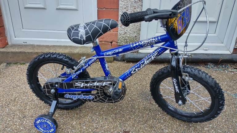 Creepy crawler spider 🕸️ bike 14 inch wheels great condition 