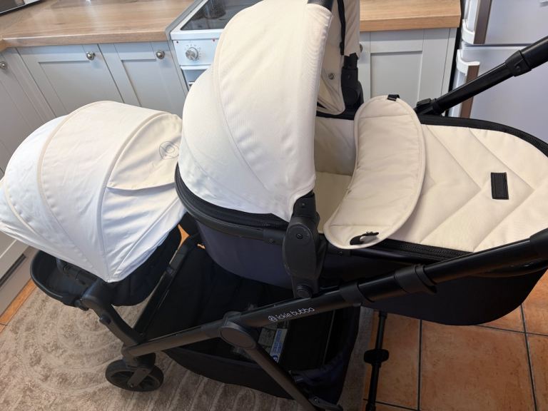 Single to double pushchair
