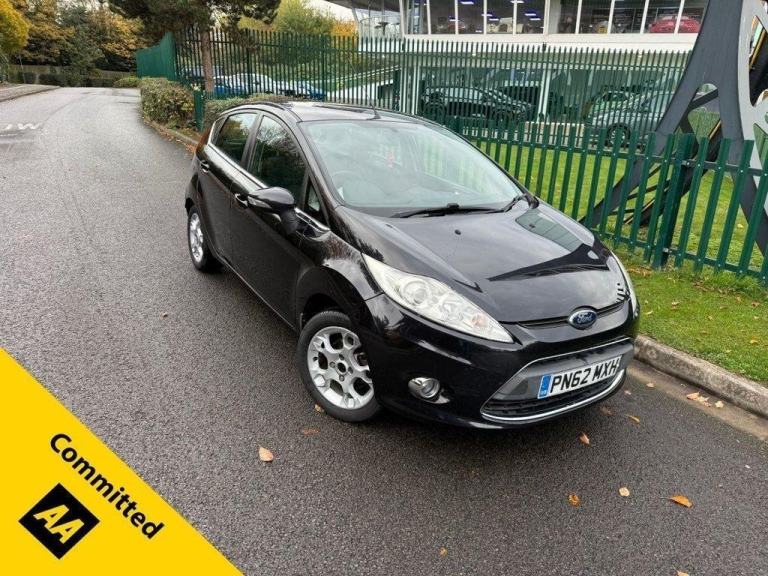 2012 62 FORD FIESTA 1.25 ZETEC HATCHBACK 5DR PETROL MANUAL (129 G/KM, 81 BHP)**F