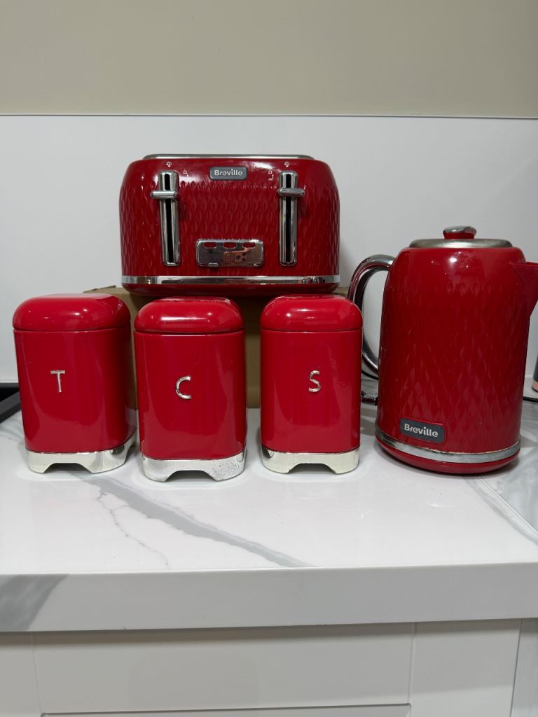Kettle toaster tea coffee sugar