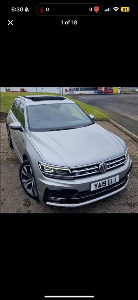 Volkswagen, TIGUAN, Estate, 2019, Semi-Auto, 1984 (cc), 5 doors