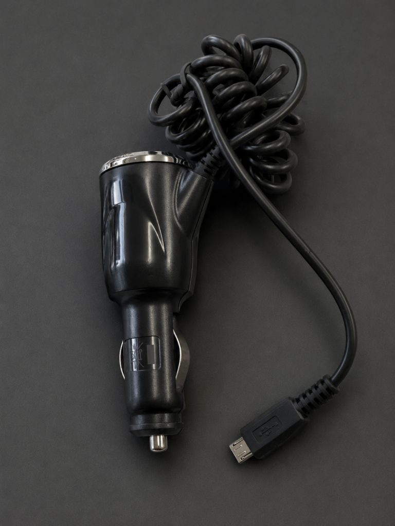 Universal 5V 1Amp Micro Car Charger Black