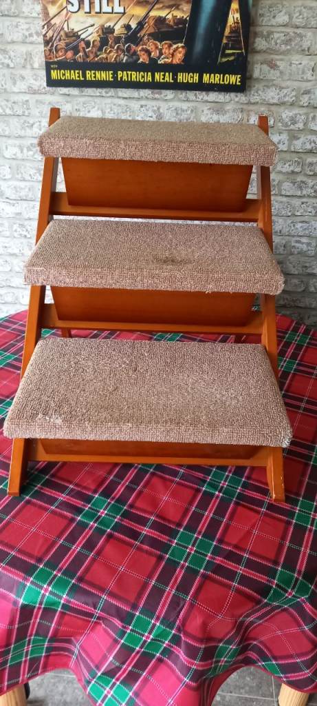 Wooden Foldable Dog Steps