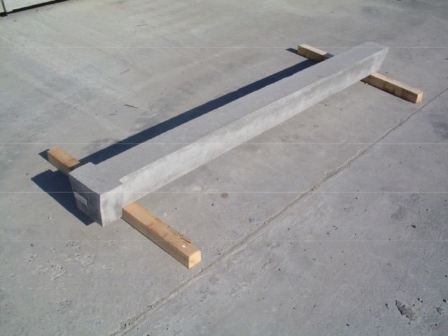 Concrete beam/slat/fence post (10ft) - Used