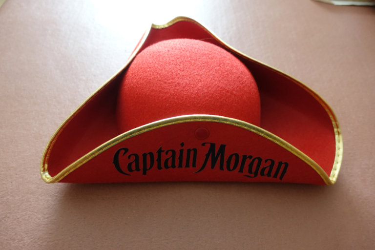Adult Captain Morgan Rum Pirate Hat Limited Edition