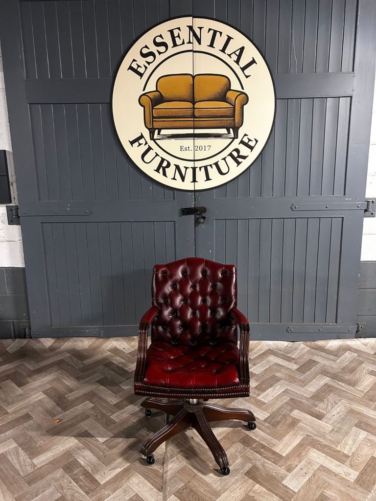 Genuine chesterfield office chair sofa, FREE DELIVERY 
