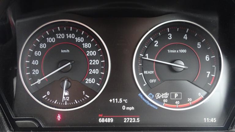 BMW 1 SERIES White Auto Petrol 2016 m sport red leather