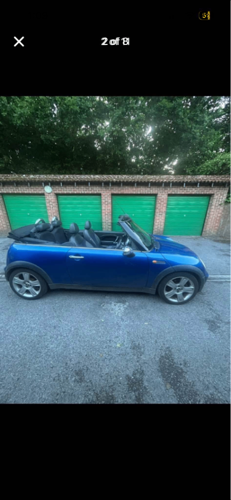 Mini, CONVERTIBLE, Convertible, 2006, Manual, 1598 (cc), 2 doors