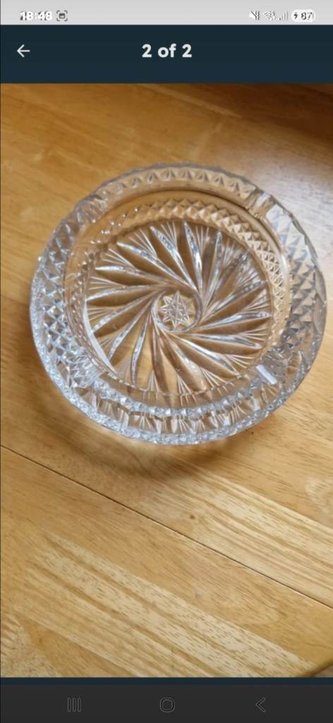 Glass Ashtray 