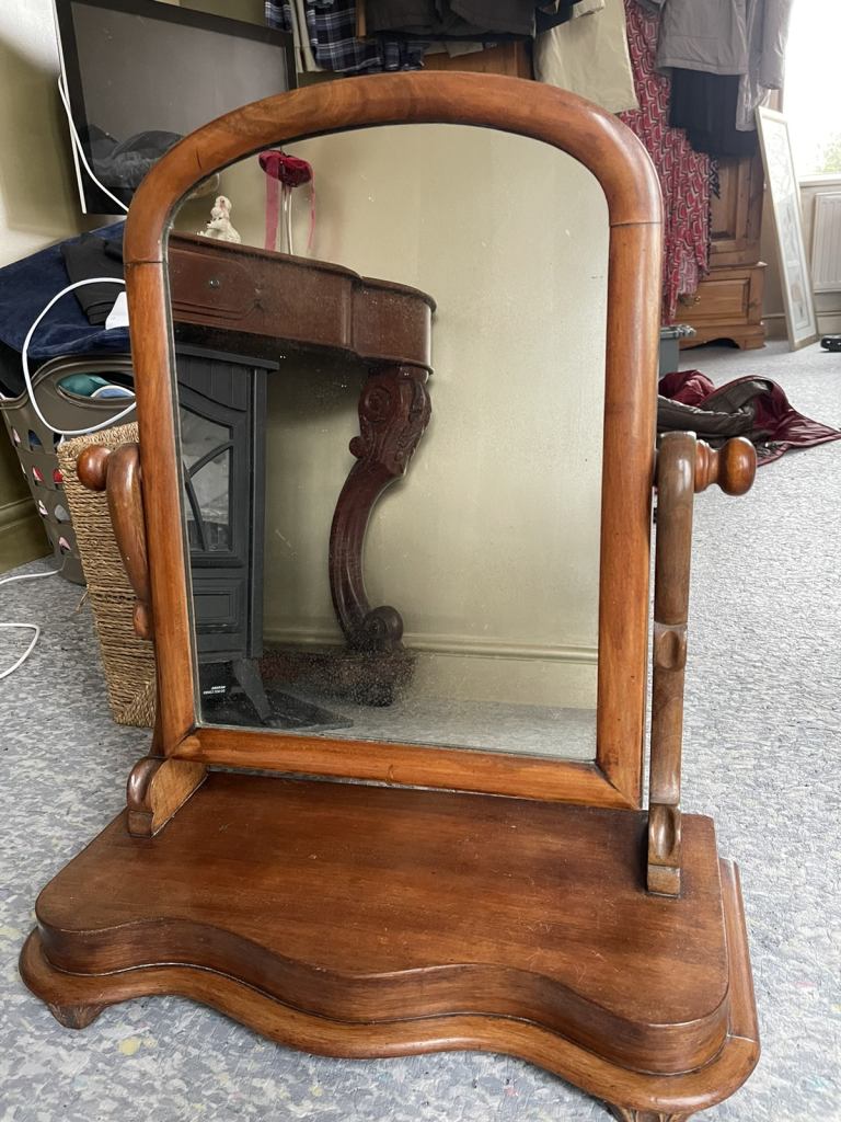 image for Antique Dressing Table Mirror