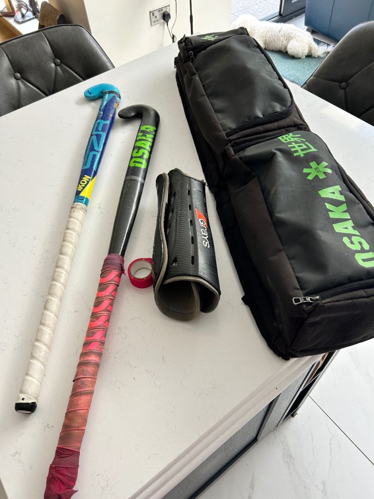 Osaka Hockey Stick Bag and Sticks – Good Condition