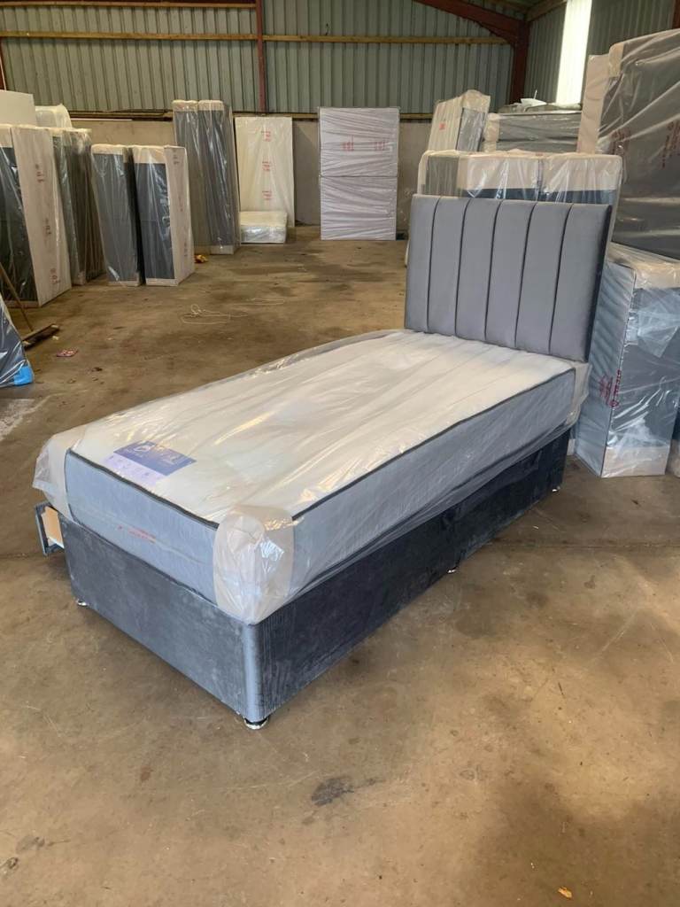 💸3ftSingle Divan Bed With Mattress -Today Delivery Order Now Same Day Delivery Must Go Order Now **
