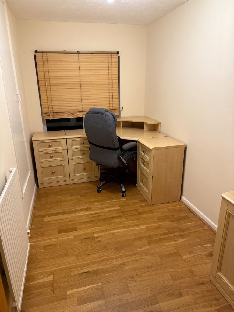 Office desk and storage 