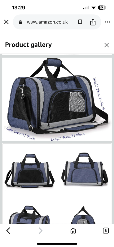 Cat/pet Carrier bag brand Trixie