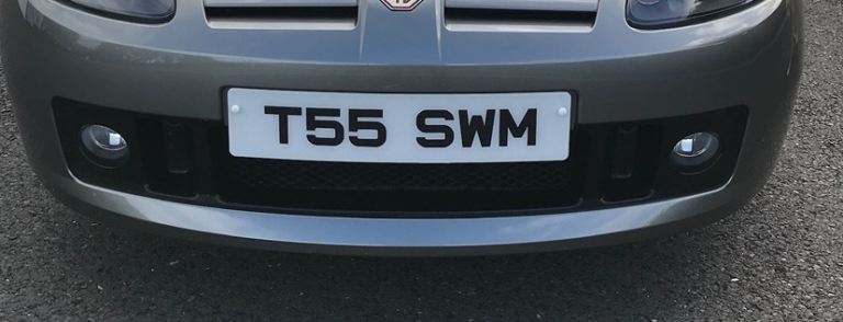 Number plate for sale T55 SWM