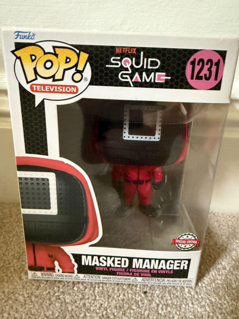 Funko Pop Squid Game Mask Manager 1231