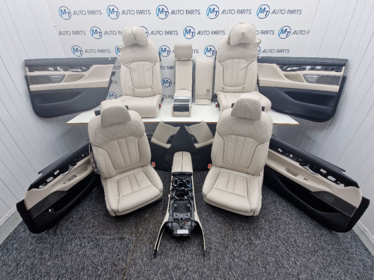 BMW 7 Series G11, G12 Full M Sport Nappa Interior – Comfort Seats, Massage, Ivory White