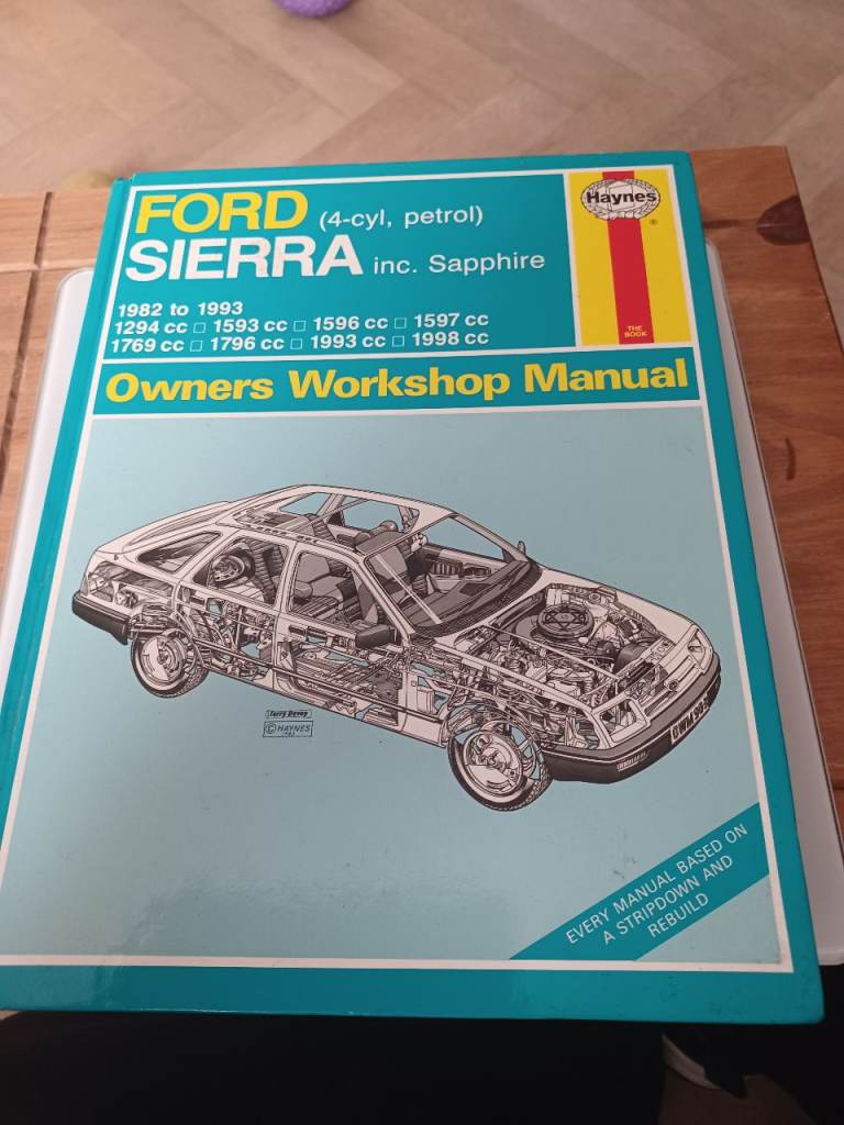 Haynes Ford Sierra Owners Workshop Manual – Good Condition