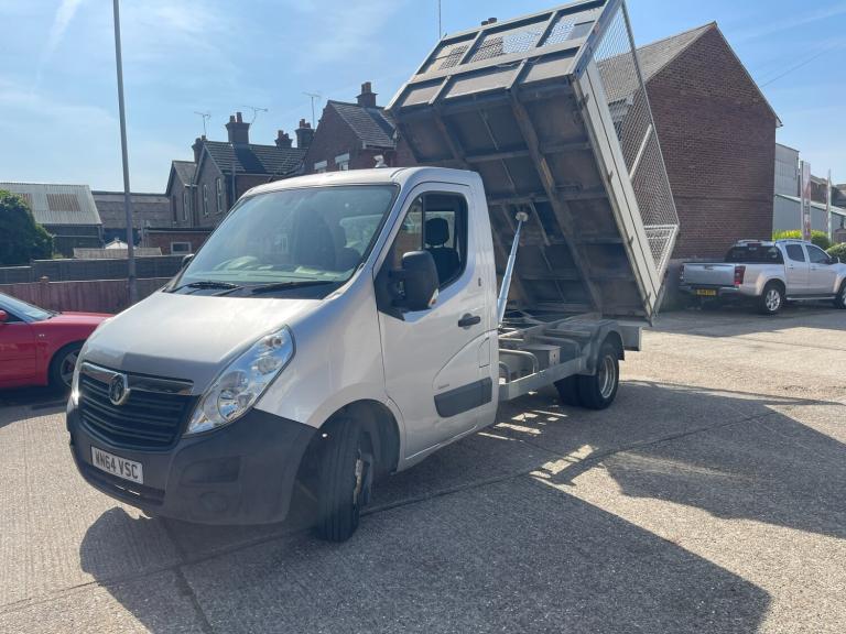 2014 Vauxhall Movano 2.3 CDTI H1 Chassis Cab 125ps Tipper Diesel Manual
