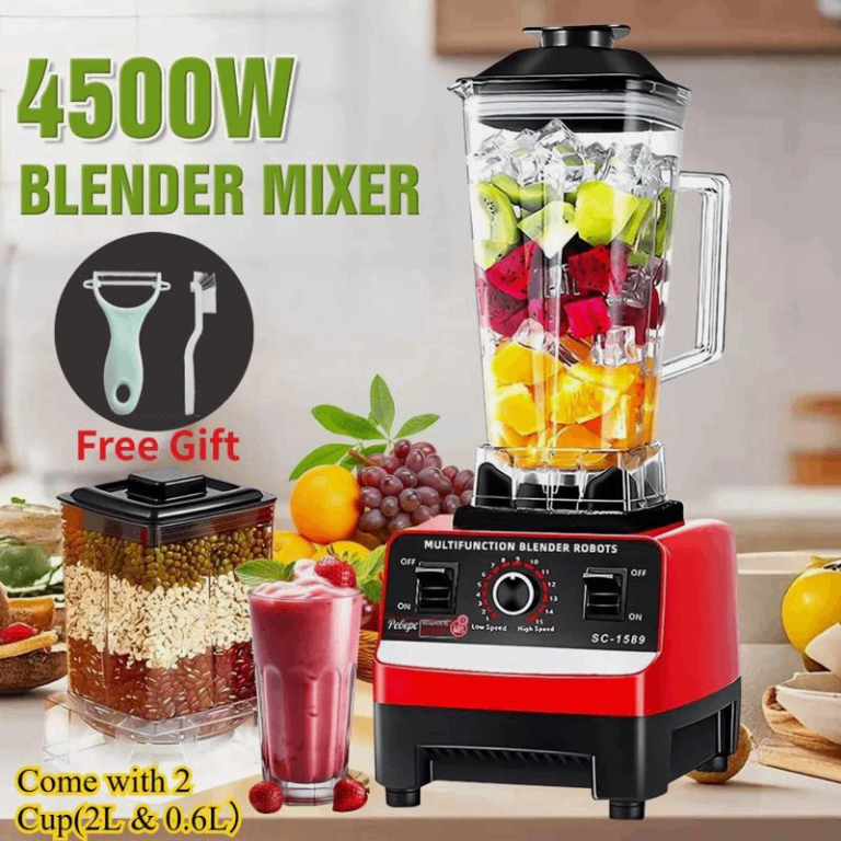 2L Commercial Food Blender Juicer Mixer Crusher Processor Grinder