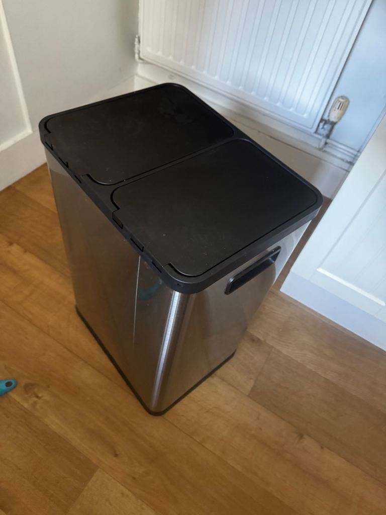 Dual Compartment Bin - Ideal for Recycling & Waste