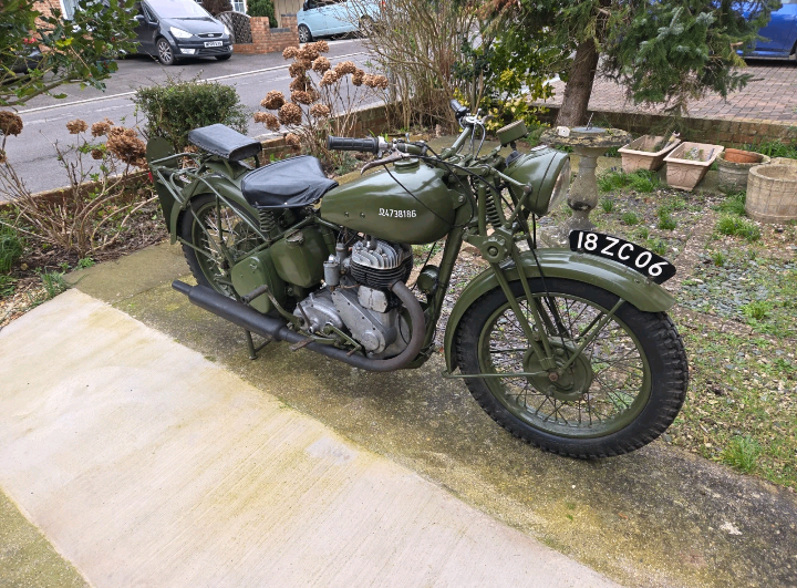 1946 BSA M20 500cc ex military bike