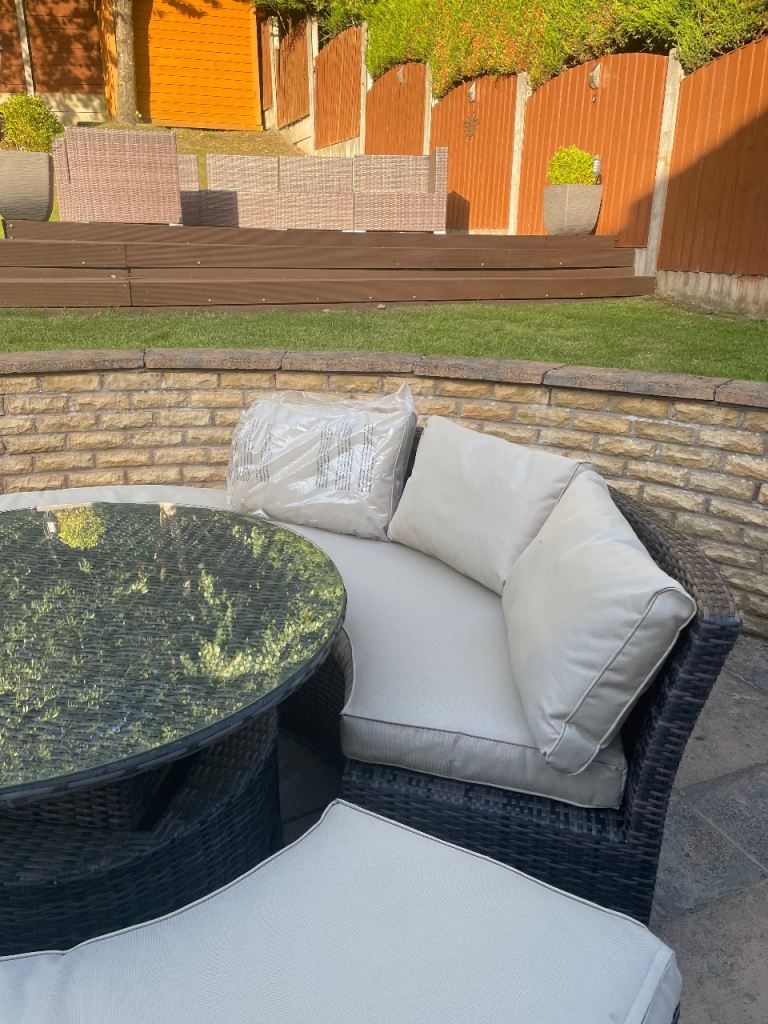 Maze Rattan Lagos Brown Garden Lifestyle Furniture 
