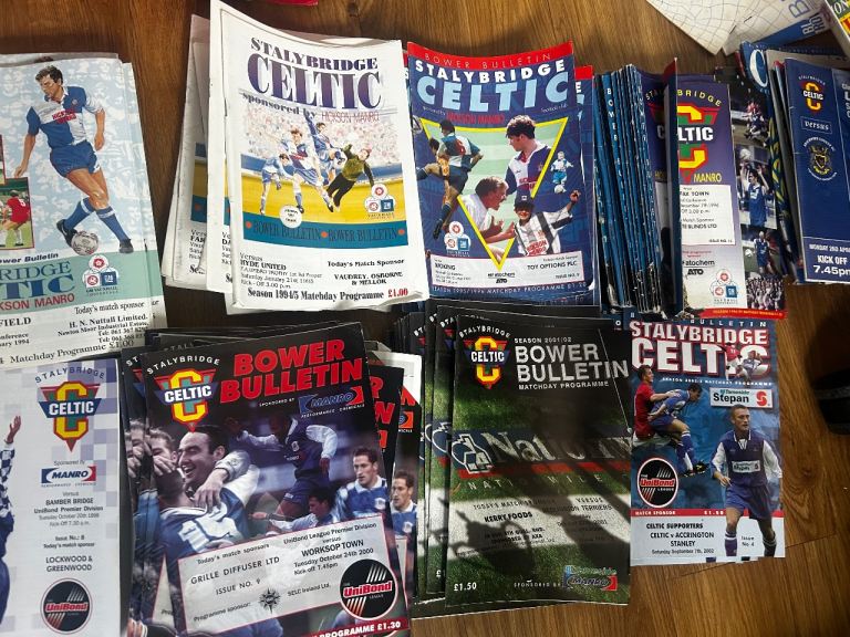 image for 200+ Stalybridge Celtic Football Programmes