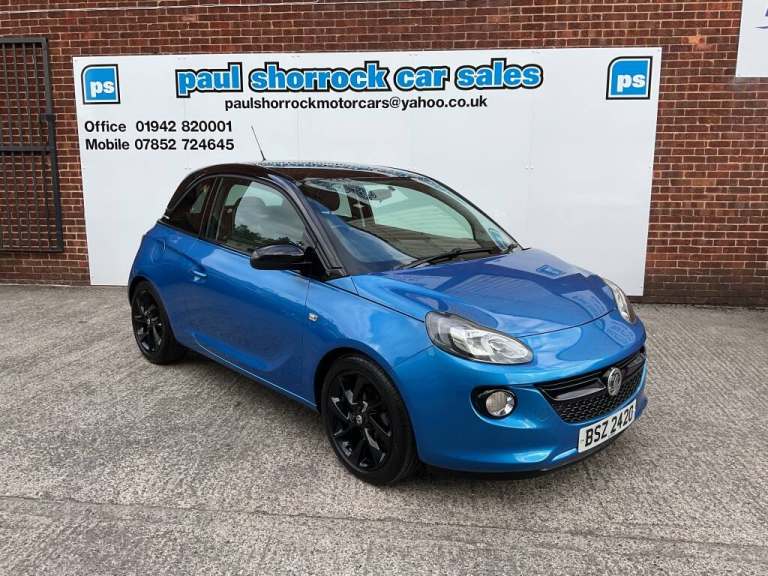 2017 Vauxhall ADAM 1.2 ENERGISED 3DR Manual Hatchback Petrol Manual